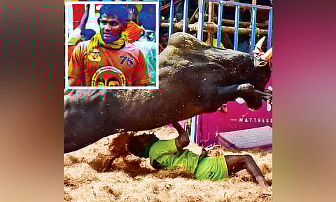 Multiple individual title winner Abichitar (inset) of Sivaganga unlikely to participate in competitions this season