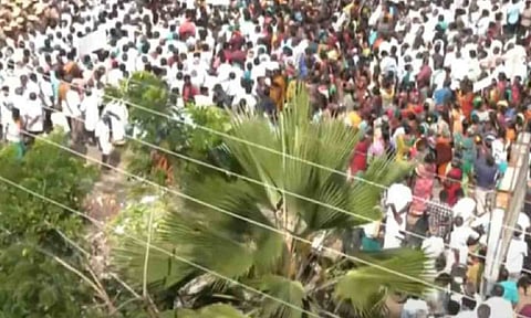 Anti-tungsten mining rally in Madurai (Thanthi TV)