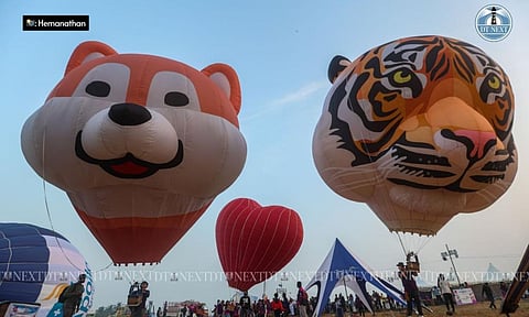 Visual from 10th Tamil Nadu International Balloon Festival (Photo: Hemanathan)