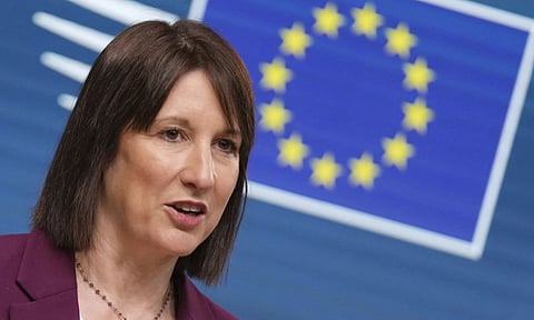 Britain chancellor of the Exchequer Rachel Reeves (AP)