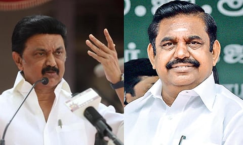 Chief Minister MK Stalin; AIADMK general secretary Edappadi K Palaniswami 