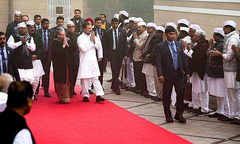 Visuals from the New Headquarters Inauguration (PTI)