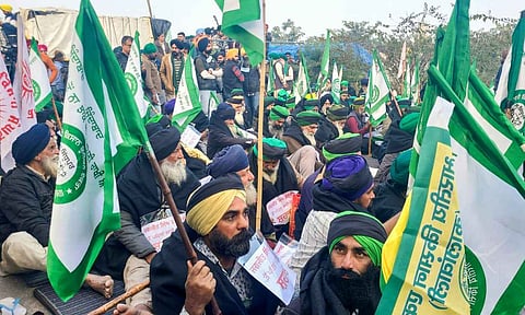 Slamming the Centre for adopting an "indifferent" attitude towards their demands, a group of 111 farmers began a fast-unto-death on Wednesday in solidarity with their leader Jagjit Singh Dallewal whose indefinite strike entered day 51 (PTI)