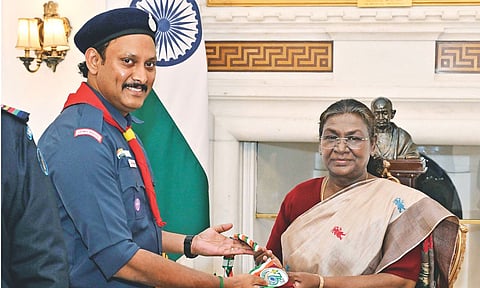 Anbil Mahesh Poyyamozhi meets President Droupadi Murmu on Wednesday and informed her about preparations in Tiruchy