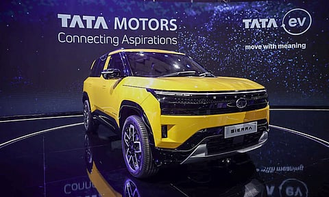 The all new Tata Sierra at the Auto Expo 2025 (X)