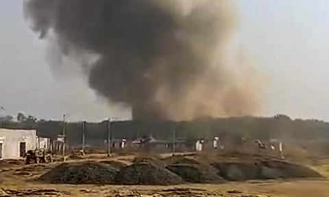 Visuals from the spot (PTI) 