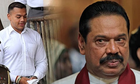 Yoshitha Rajapaksa; Mahinda Rajapaksa(Daily Thanthi)