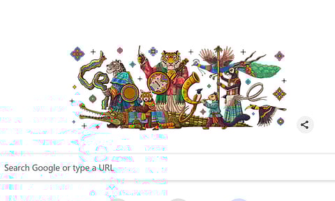 Google celebrates India's 76th R-Day with 'wildlife meets culture' doodle