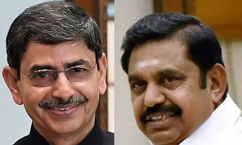 Governor RN Ravi and Edappadi K. Palaniswami