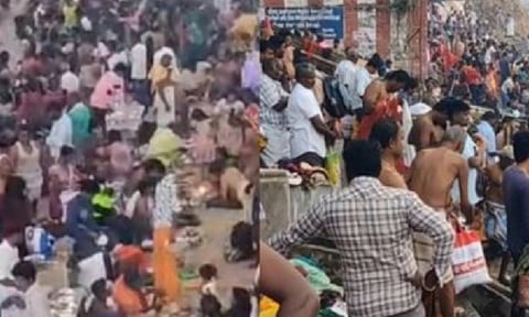 Devotees throng holy places in Rameswaram and Erode 