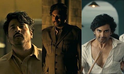 Sivakarthikeyan, Ravi Mohan and Atharvaa from Parasakthi glimpse (Youtube)