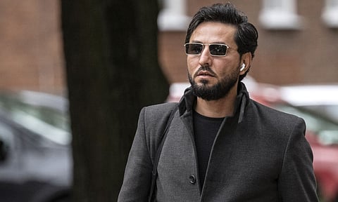 Salwan Momika speaks in Malmö, Sweden (AP)