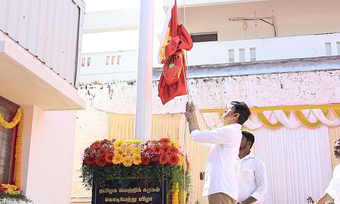 TVK anniversary event held at the party's headquarters in Panayur on Sunday (Photo: Hemanathan M)