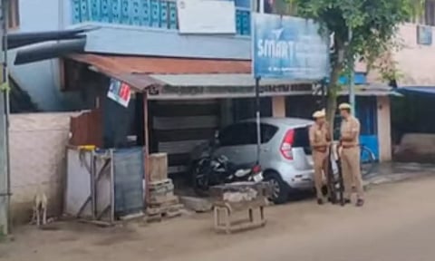 Visual from the spot