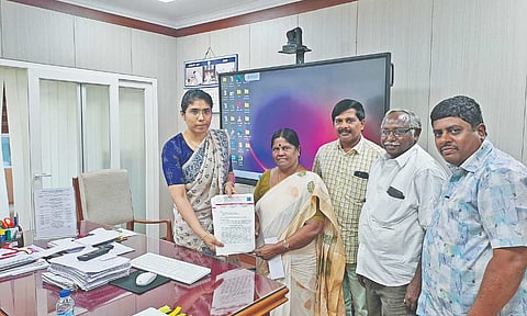 TARATDAC members submit their letter of demands to the Dept for Differently Abled