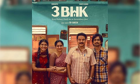 3 BHK film poster (X)