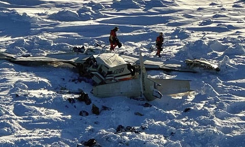 A small commuter plane crashed in western Alaska