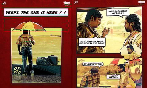 BTS Pictures of Suriya's Retro (X)