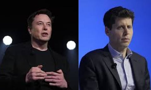 Elon Musk and Sam Altman (AP)