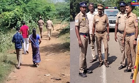 Visual from the spot (Thanthi TV)