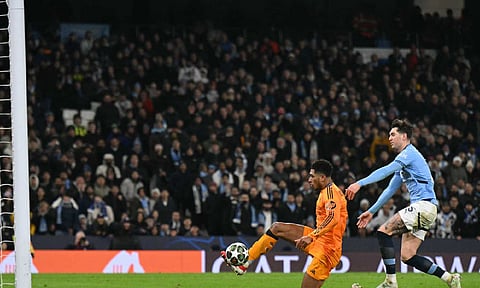 Players during the match