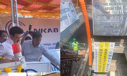 CM Stalin during the inspection (Screengrab from X)