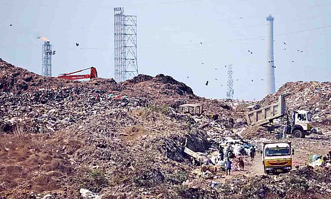 File photo of Kodungaiyur dumpyard 