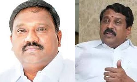 (L-R) Karate R Thiagarajan; Nainar Nagendran