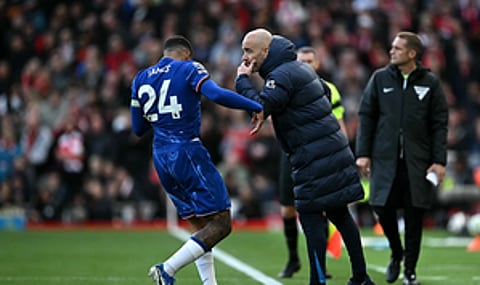 Chelsea manager Enzo Maresca