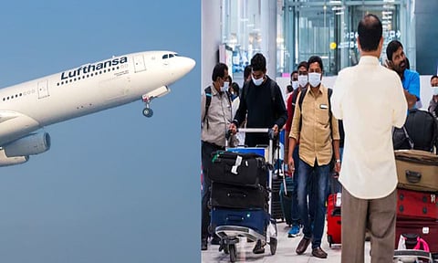 Lufthansa flight, Representative Image 