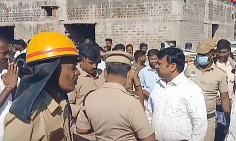 Visuals from the spot (Thanthi TV)