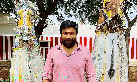 Still of Sasikumar from the movie 