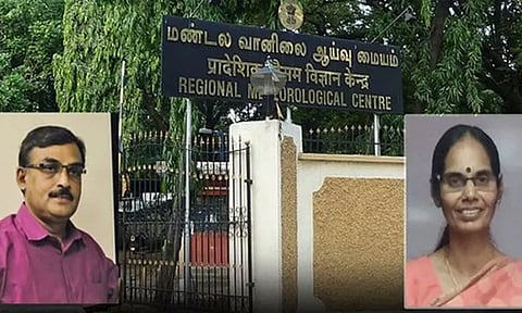 Regional Meteorological Centre; IMD scientists Dr Amudha, Dr S Balachandran