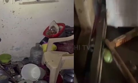 Visual from the spot (Thanthi TV)