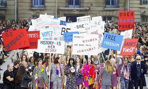 A Chanel Show in Paris in 2014 (NYT)