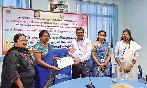 Tiruvallur: 10-day training held for 25 women SHG entrepreneurs 