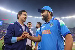 Gautam Gambhir and Rohit Sharma