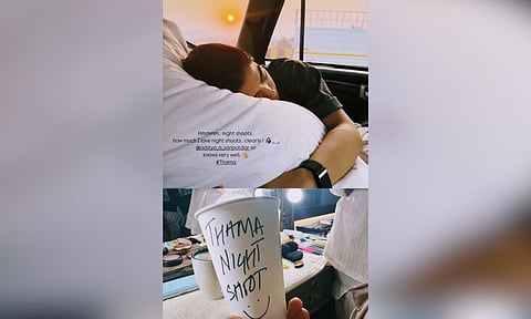 Image posted by Rashmika Mandanna in her Instagram story 