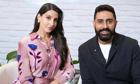 Abhishek Bachchan and Nora Fatehi (IANS)