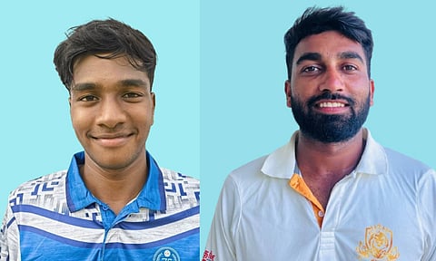 (L-R) P Vignesh; R Sanjay Yadav