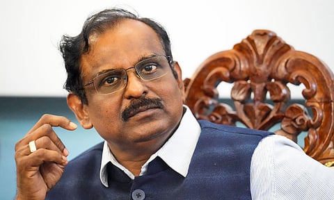 Chairman of the Indian Space Research Organisation (ISRO) Dr. V Narayanan (PTI)