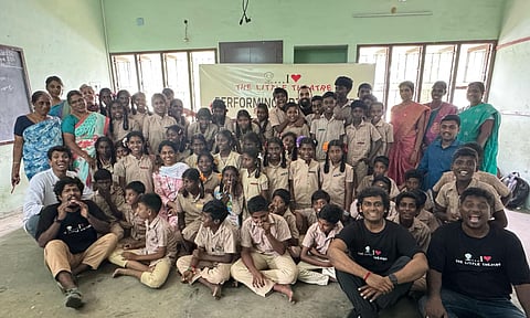 Students with the facilitators of the outreach programme