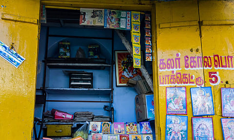 Representative image showing Tamil written on a storefront (iStock)