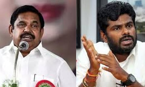 Edappadi K Palaniswami, K Annamalai 