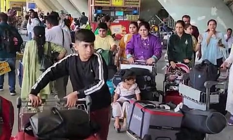 Increased passenger traffic at Chennai Airport