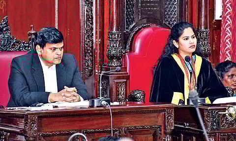 Mayor Priya and GCC Commissioner Kumaragurubaran