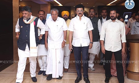 CM Stalin with Notable attendees at Joint Action Committee meeting