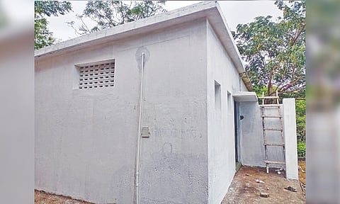 The spruced-up toilet