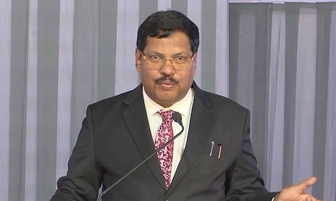 Judge of the Supreme Court Justice Bhushan Ramkrishna Gavai addresses the duodecennial celebration of Manipur High Court (PTI)