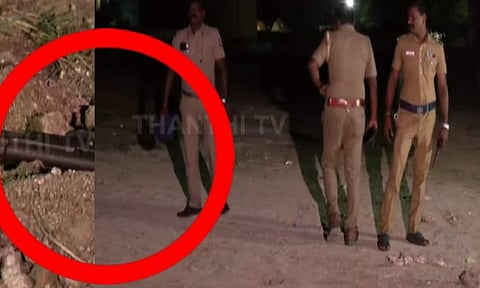 Visuals from the spot (Thanthi TV)